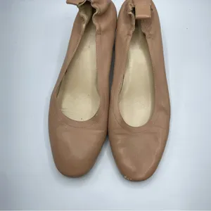 Everlane Nude Leather Round Toe Low Block Heel Womens 10 Chunky Heels Stretch thumbnail 6