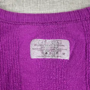 Athleta Tank Top Womens Medium Purple Ribbed Scoop Neck Stretch Yoga Gym Workout thumbnail 2