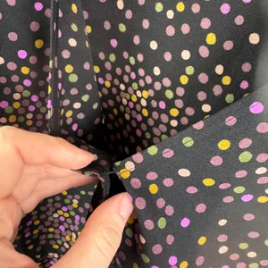 Kate Spade Polka Dot Wrap Blouse‎ Size XS Black Peplum Long Sleeve Preppy Office thumbnail 2
