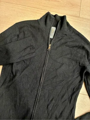 Rhone Women’s Porto Merino Blend Full Zip Sweater Black Size S thumbnail 2