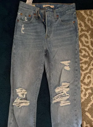 Levi’s Light Blue Wedgie straight High-Rise thumbnail 1