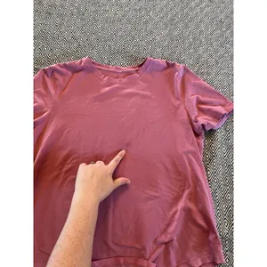 Lululemon Love Crew Size (see Pics) Cherry tint Pima Cotton Crew Authentic thumbnail 2