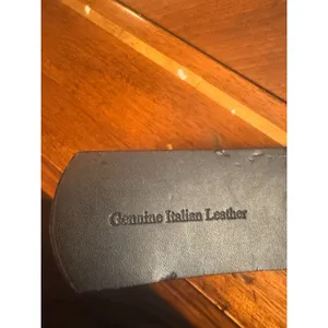 Genuine Italian Leather Belt Size M thumbnail 6