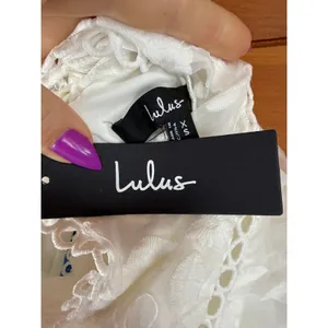 NWT Lulus Look So Sweet White Embroidered Lace Mini Dress Cocktail Party Size XS thumbnail 9