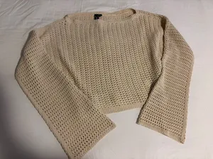 Windsor Crochet Knit Off-Shoulder Top thumbnail 3