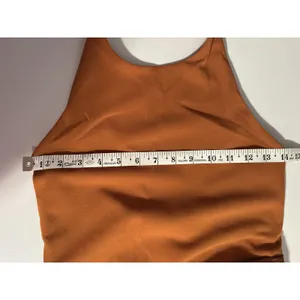 Abercrombie & Fitch Copper Brown Halter Midi Dress thumbnail 8