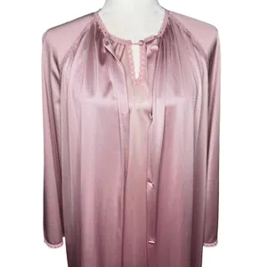 Vanity Fair Small 2 Pc Set Gown Duster Robe Vintage Made In USA Tricot Nylon‎ thumbnail 4