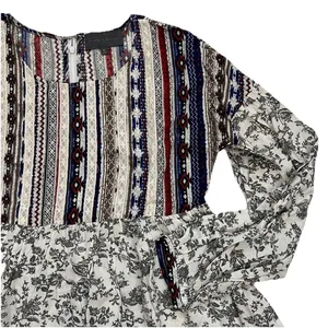 NWOT Anthropologie Sunday In Brooklyn Mini Dress XL Floral Cottagecore Peasant thumbnail 2