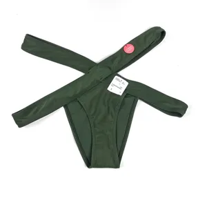 Forever 21 Strappy Cutout Cheeky Bikini Bottom Sz LARGE NWT thumbnail 2