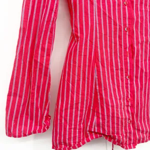 Princess Polly Womens Tawni Red Stripe Lace Up Corset Mini Shirt Dress Size 6 thumbnail 5