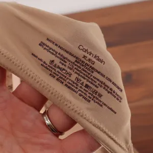Calvin Klein Lightly Lined T-Shirt Bra Womens XL Nude Adjustable Strap Wireless thumbnail 4