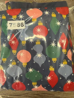 Holiday HannaJams™ Pajama Set Shiny Bright Ornaments size xs thumbnail 5