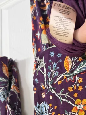 Anthropologie Maeve NEW Beloved Purple Floral Dress thumbnail 7