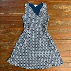41 Hawthorn Lorene Faux Wrap Knit Dress in Teal Green ~ Size Medium 💚🍄 thumbnail 5