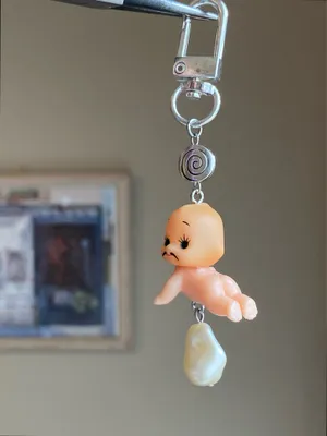 Handmade Kawaii retro y2k fairy angel baby kewpie phone strap/accessory/keychain/bag charm👼💖 thumbnail 4