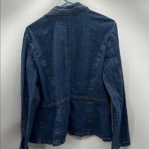St. John's Bay Dark Blue Denim Jacket thumbnail 5