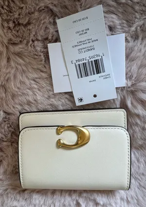 Coach Bandit Card Case - CH825 Chalk Luxe Refined Calf Leather w/Brass - NWT thumbnail 1