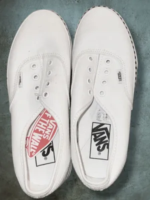 Vans authentic white shoes   thumbnail 3