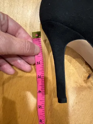 Aldo over the knee suede-like stiletto heel boots black sz 7.5 thumbnail 8