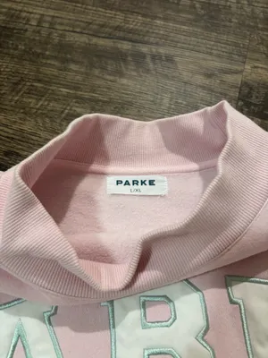 PARKE fleece mockneck sweatshirt in sprinkle - L/XL thumbnail 5
