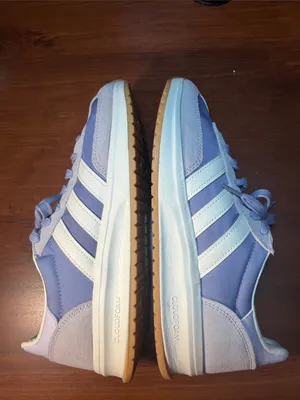 adidas Women's Lavender and White Retro Trainer thumbnail 10