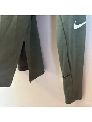 Nike Running Dri-FIT Green Multi Swoosh Sleeve 1/2-Zip Pullover Jacket Size XS thumbnail 5