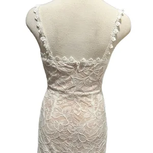 LULU’S All My Love For You White Lace Sleeveless Midi Dress Size S thumbnail 10