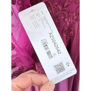 Azazie Marge Mulberry A-Line Scoop Lace Chiffon Dress A6‎ thumbnail 12