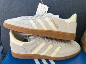 Adidas Spezials gray and white men’s 12, women’s 13 thumbnail 1