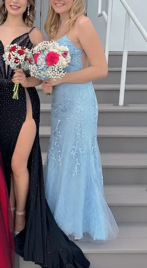 Blue dress thumbnail 2