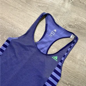 •Adidas• Purple Striped Tank Top thumbnail 2