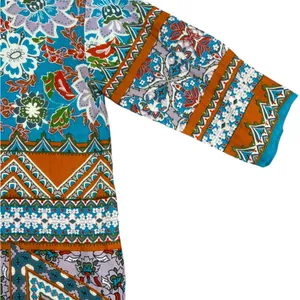 Orientique Naturally Australian Blouse Blue Size 8 thumbnail 4