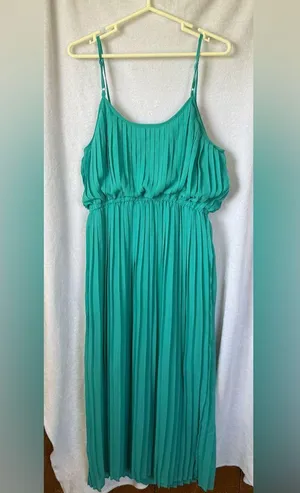 American Rag size xxl turquoise pleated sleeves dress thumbnail 7