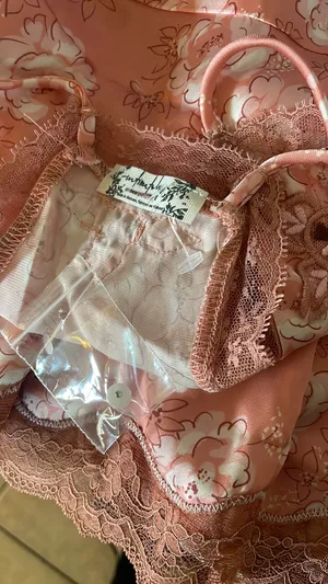 Free People Night Special Floral lace Tangerine Cami size Small New Boho thumbnail 6
