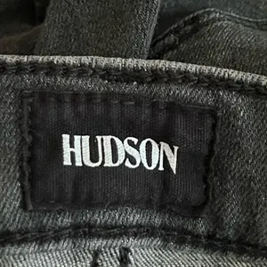 Hudson Zoeey High Rise Faded Black & Red Tuxedo Stripe Ankle Jeans 25 thumbnail 11