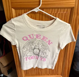 American Eagle Outfitters white band top thumbnail 1