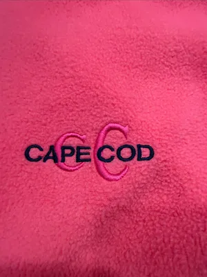 GoGo sports fleece hot pink cape cod women’s vest size large . thumbnail 3