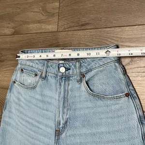 Abercrombie & Fitch Wide Leg High Rise Curve Love Blue Jeans Size 24 thumbnail 9