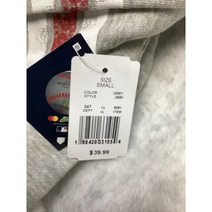 Atlanta Braves MLB Sweatshirt Womens‎ Small Gray Raglan Sleeve Campus Lifestyle thumbnail 6