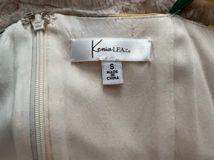 KeniaLea Co Wrap Mini Dress Yellow thumbnail 6