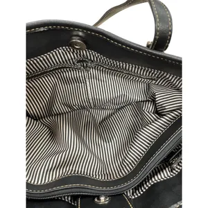 Nine West Womens Black and White Large Handbag Shoulder Bag SKU 1460 thumbnail 5