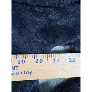 abercrombie‎ black fuzzy sweater medium soft cozy thumbnail 3