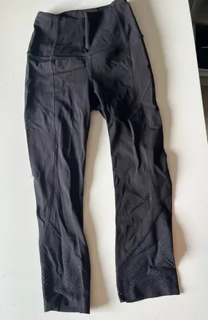 Lululemon Crop Leggings Black thumbnail 1