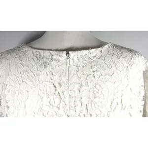 Jessica London Womens Dress White‎ Lace Short Sleeve Handkerchief Hem Size 20W thumbnail 11
