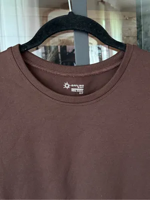 Aerie OFFLINE Sidewalk Seamless Cropped T-Shirt tee workout top short sleeve thumbnail 2