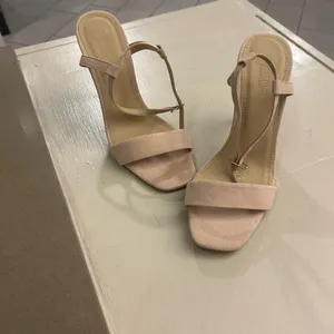 Heels Truffle Collection Chic Nude Strappy 7 see measurements-no size showing thumbnail 7
