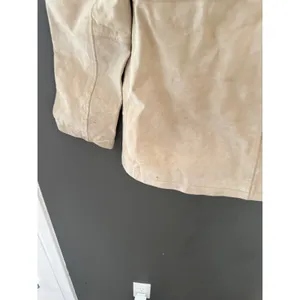 Wet Seal Vintage Y2k Tan‎ Leather Suede Jacket Shaggy Faux Fur Collar Penny Lane thumbnail 8
