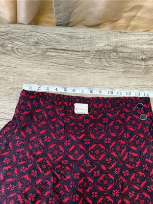 Anthropologie Harem Pants Red‎ and Navy Blue Women's Sz small thumbnail 6