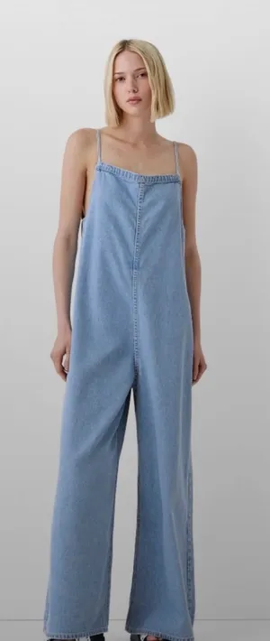 Denim jumpsuit Blue Size XS thumbnail 1