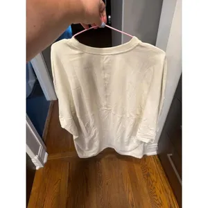 lululemon Heavyweight Cotton Oversized T-Shirt bone-like shade nwt XL thumbnail 4